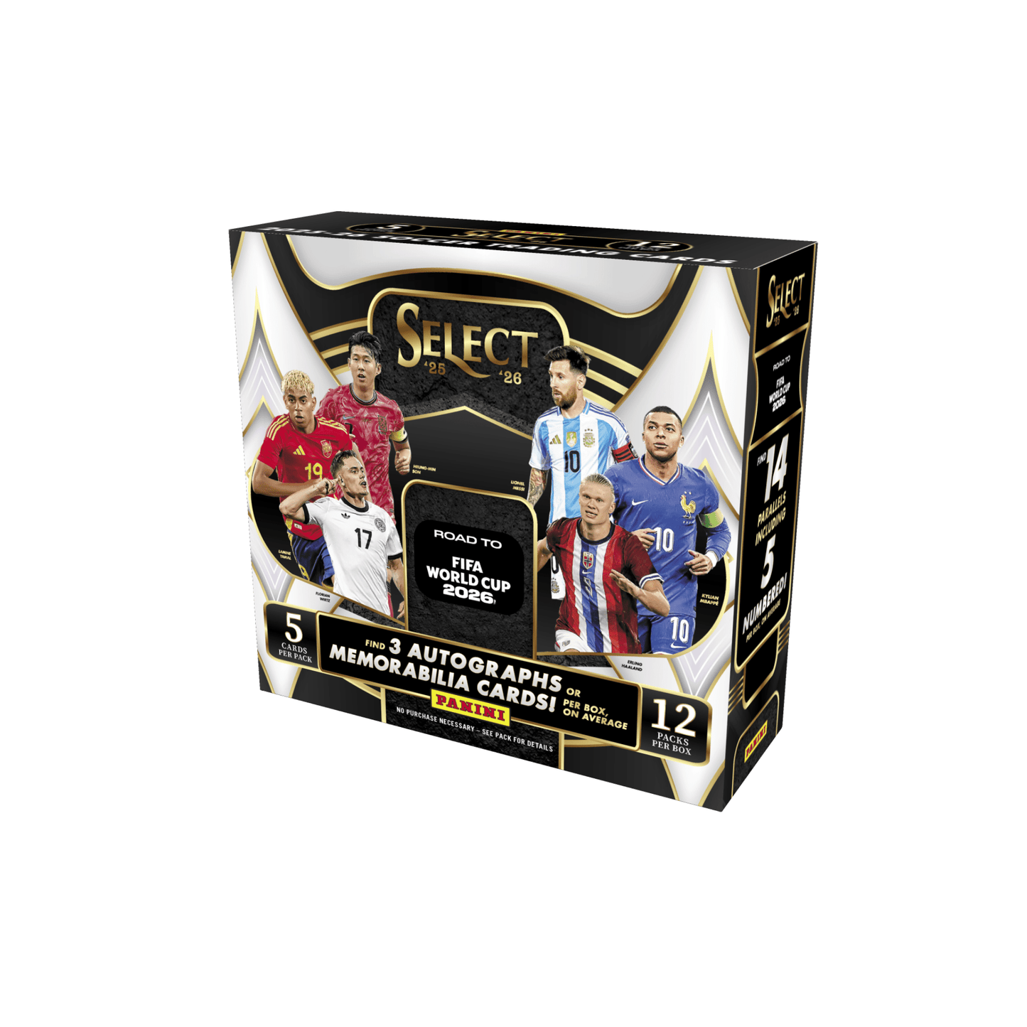 2025-26 Panini Select Road to FIFA World Cup 2026™ Hobby Box - YTCards