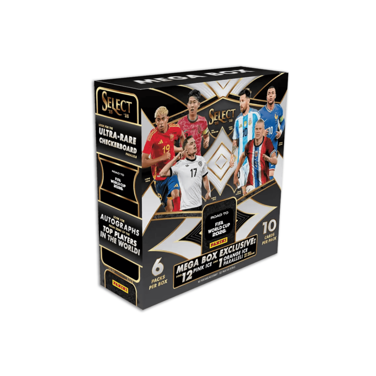 2025-26 Panini Select Road to FIFA World Cup 2026™ Mega Box - YTCards