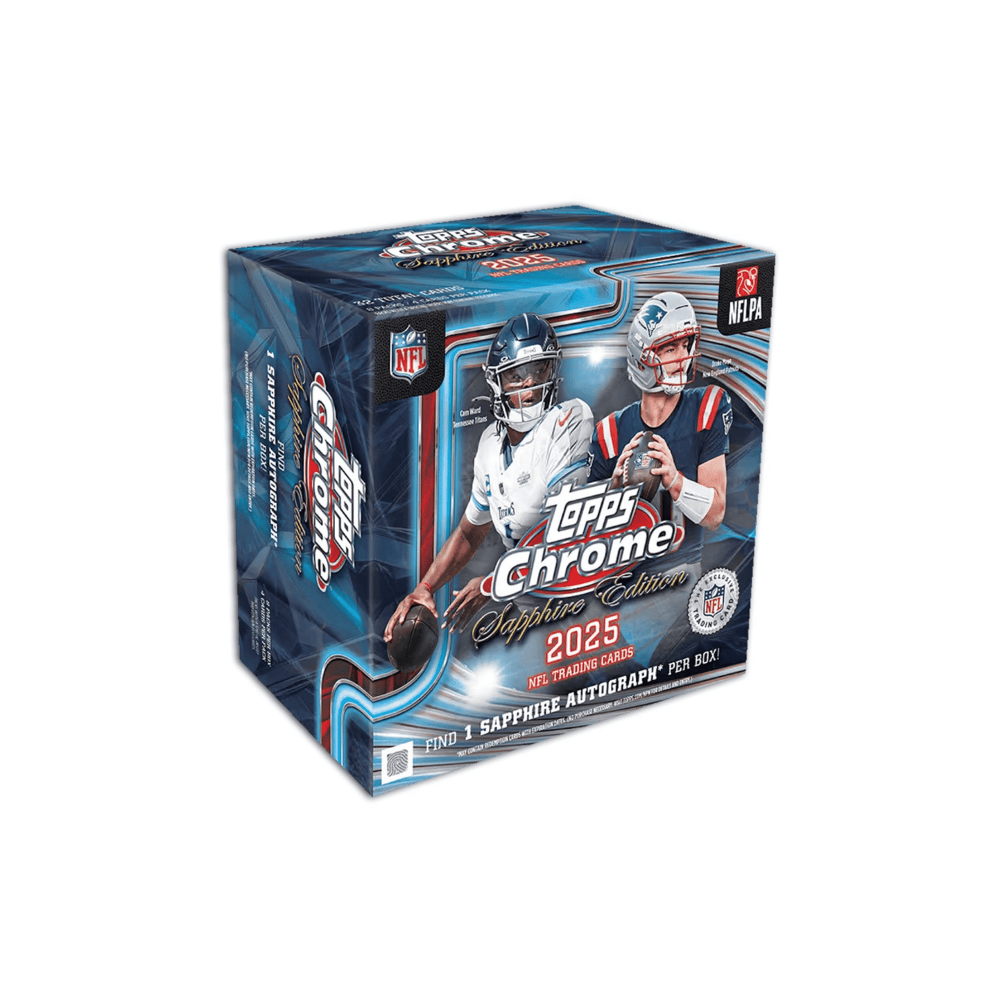 2025 Topps Chrome® Football Sapphire - Hobby Box - YTCards