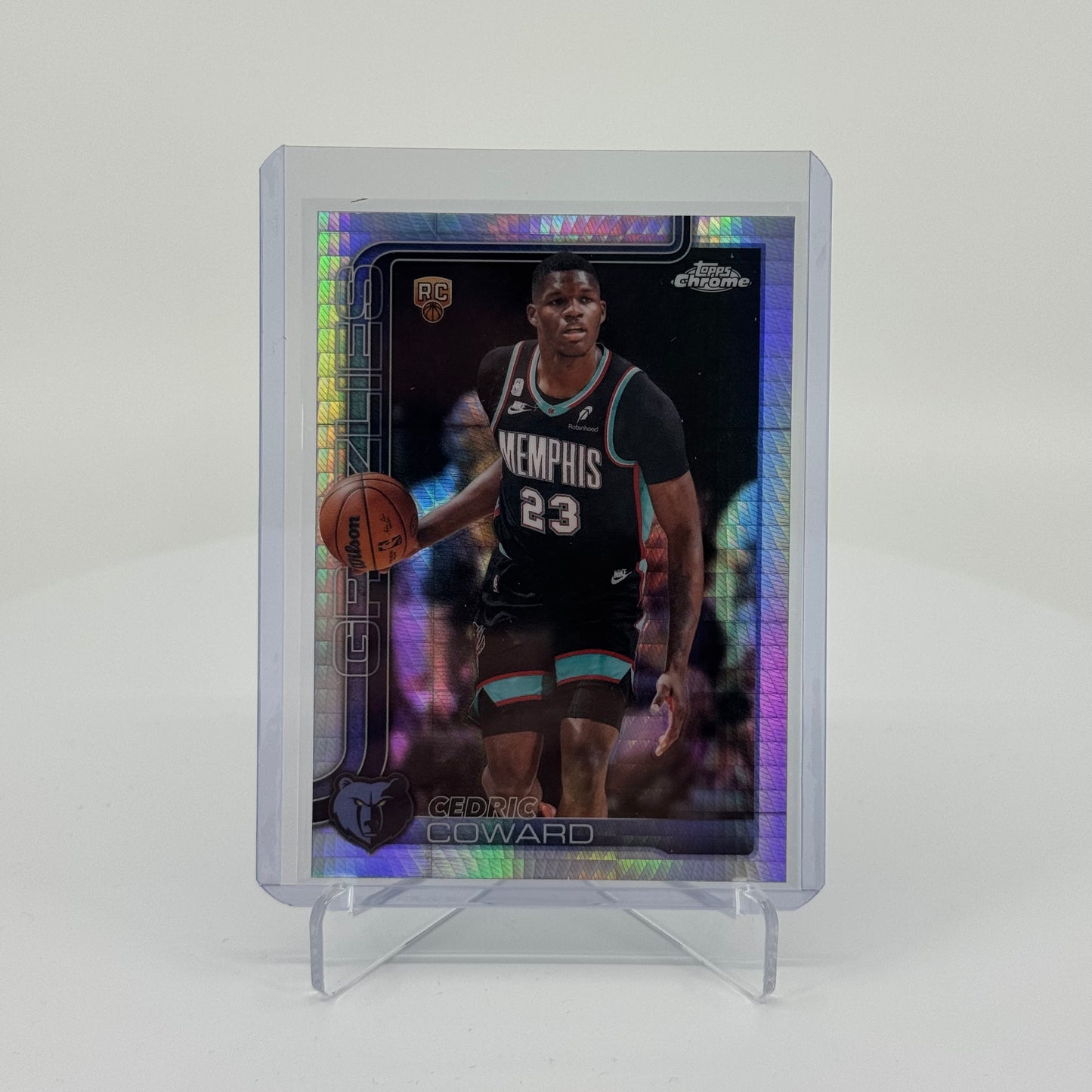 Cedric Coward (RC) - 2025-26 Topps Chrome Update - Prism Refractor