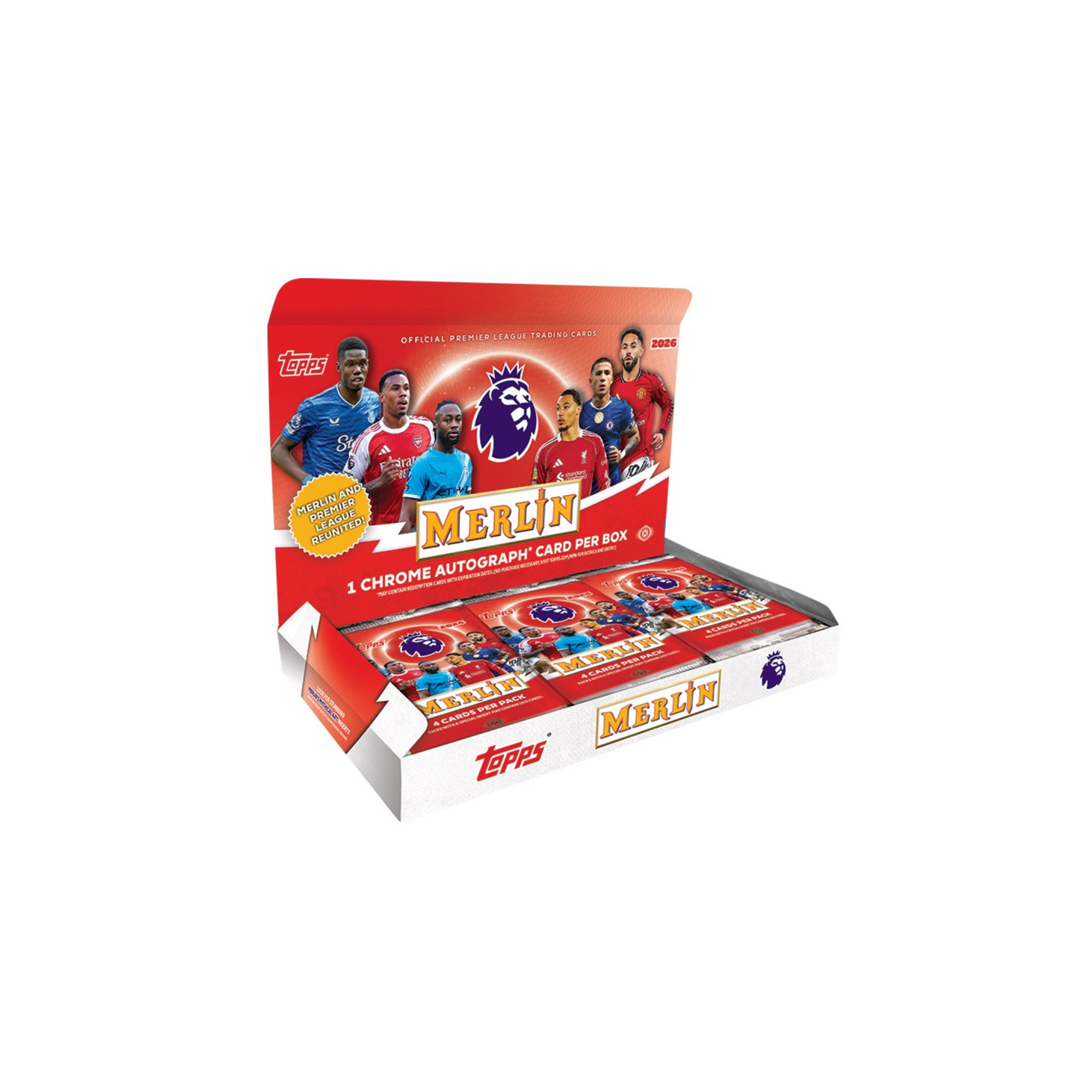 Topps Merlin Premier League 2026 - Hobby Box - YTCards
