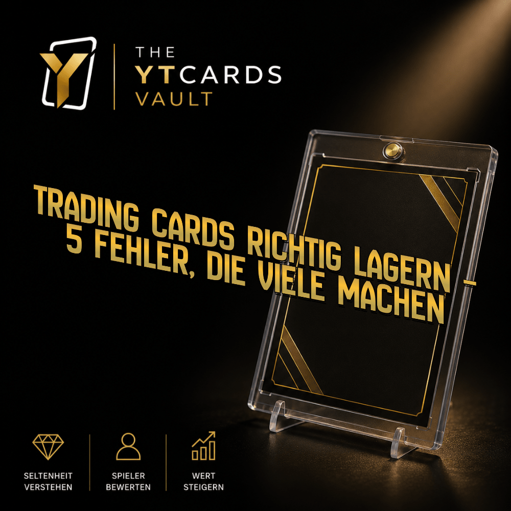 Trading Cards richtig lagern – 5 Fehler, die viele machen - YTCards