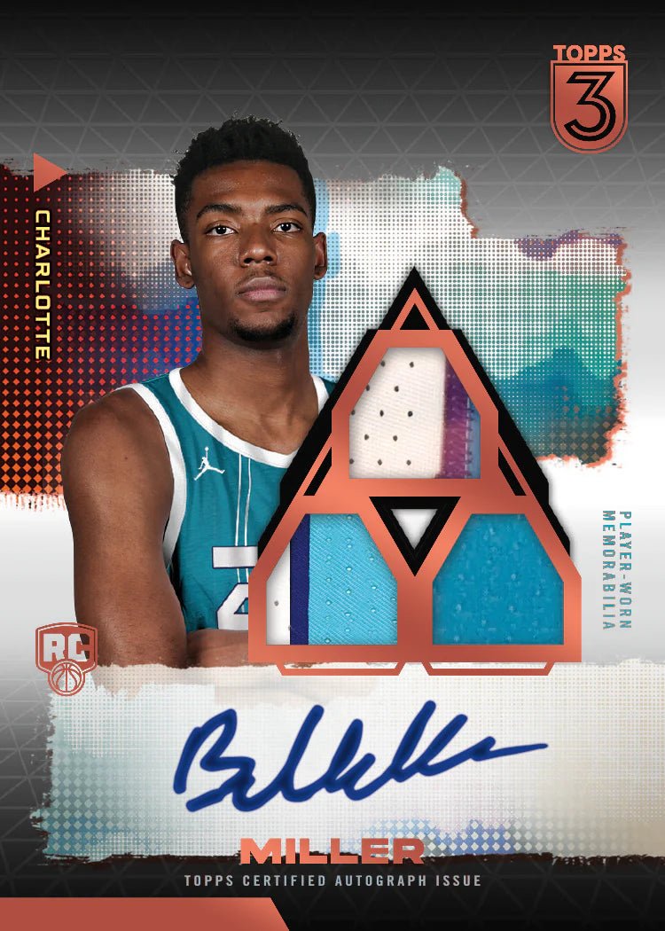 2023 - 24 Topps Three Basketball - Hobby Box - YTCards