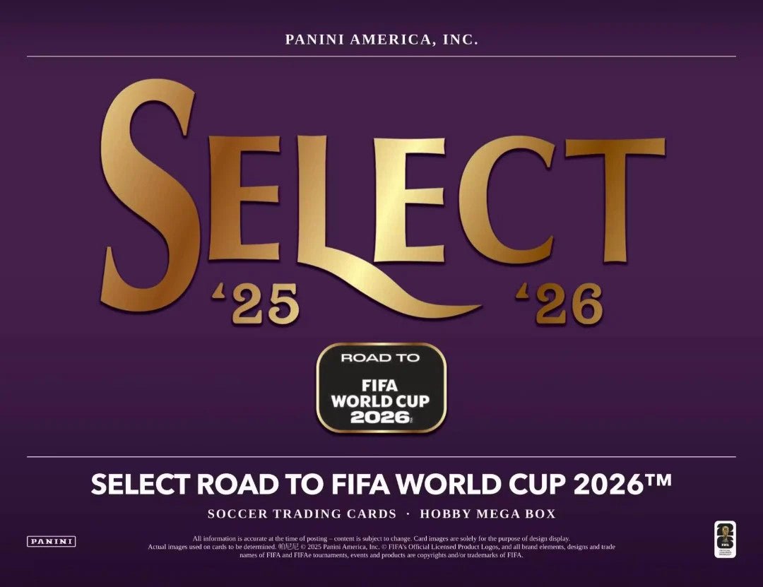 2025-26 Panini Select Road to FIFA World Cup 2026™ Hobby Mega Box - YTCards