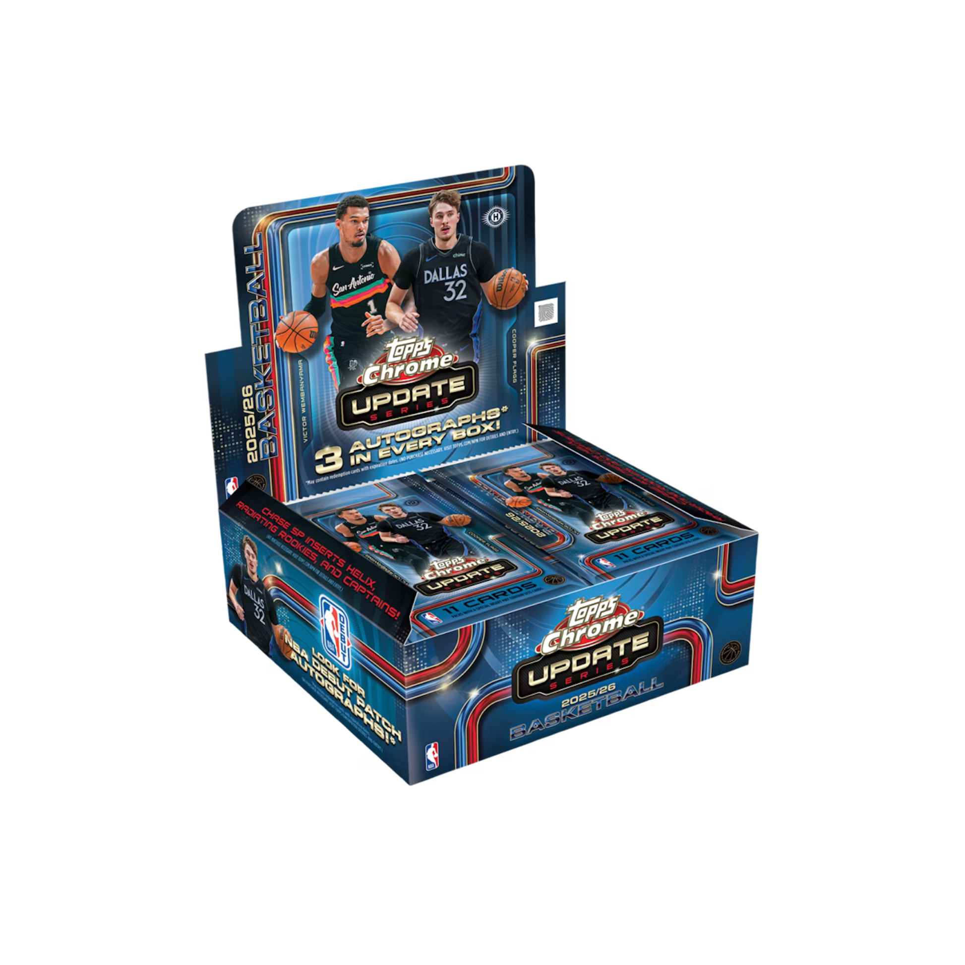 2025-26 Topps Chrome® Updates Basketball - Jumbo Box - YTCards