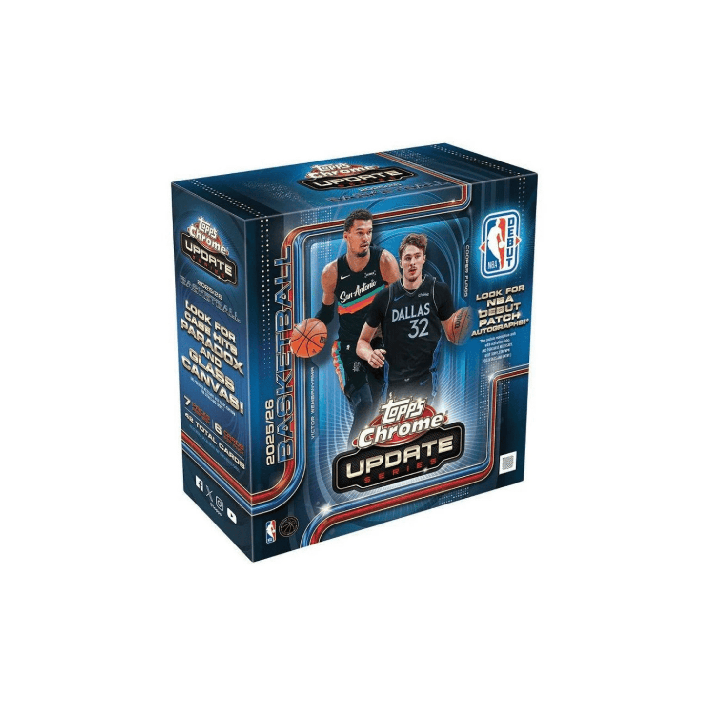 2025-26 Topps Chrome® Updates Basketball - Mega Box - YTCards