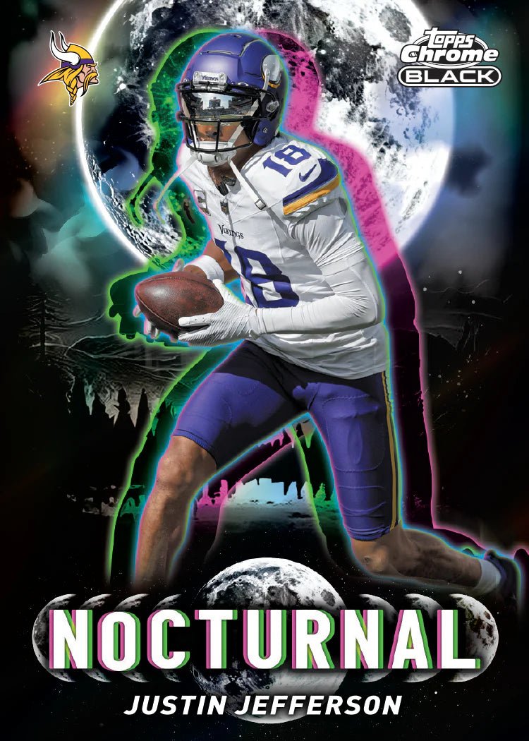 2025 Topps Chrome® Black Football - Hobby Box - YTCards