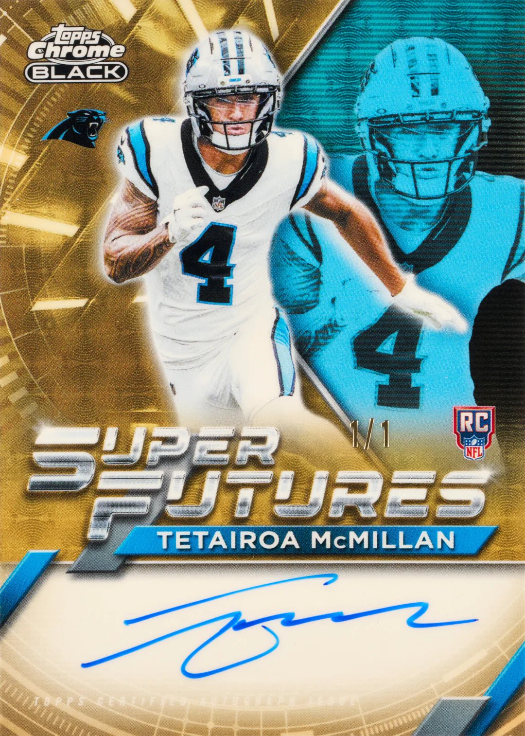 2025 Topps Chrome® Black Football - Hobby Box - YTCards
