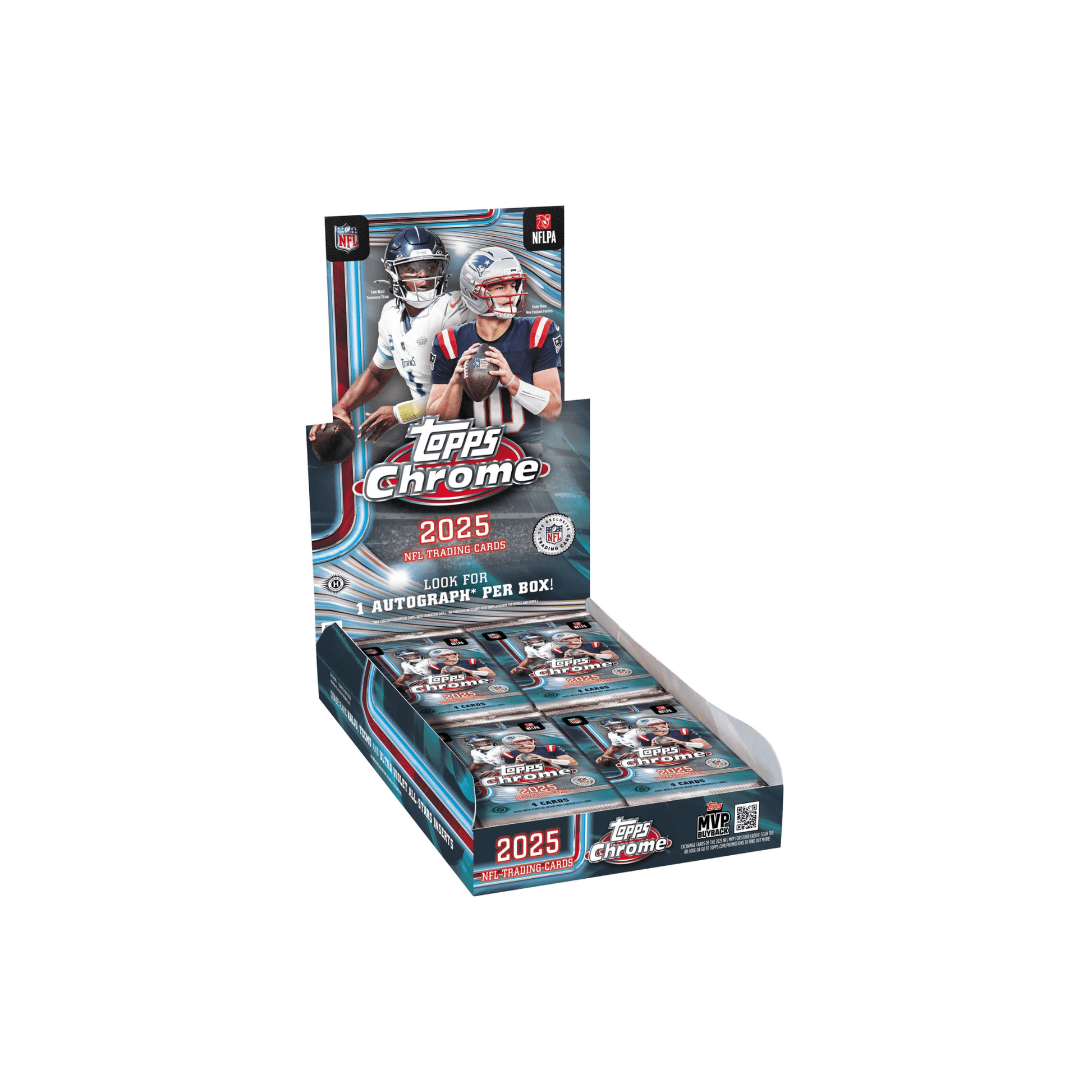 2025 Topps Chrome® Football - Hobby Box - YTCards