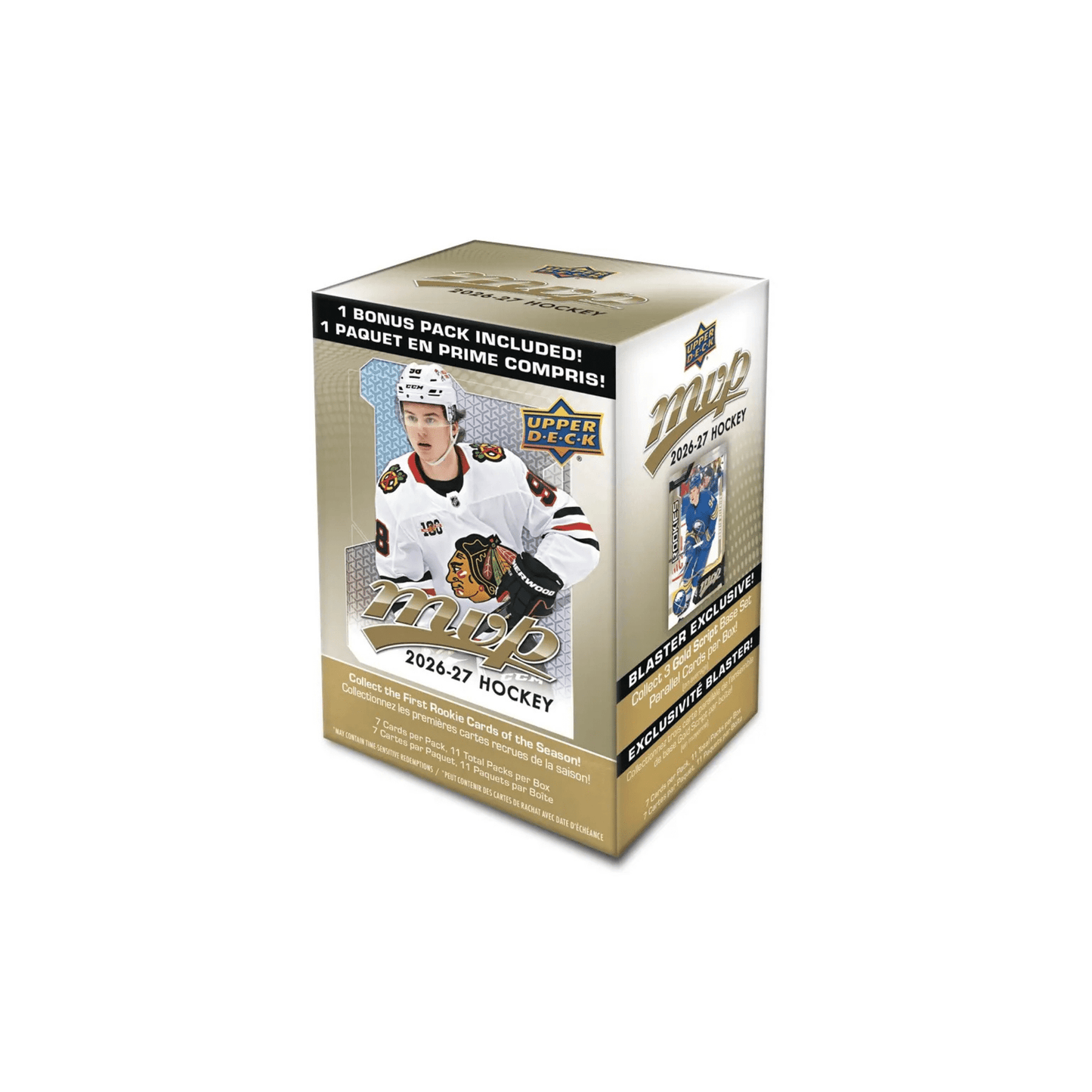2026-27 Upper Deck MVP Hockey NHL Blaster Box - YTCards