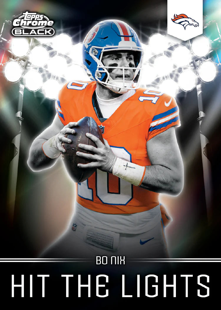 2025 Topps Chrome® Black Football - Hobby Box