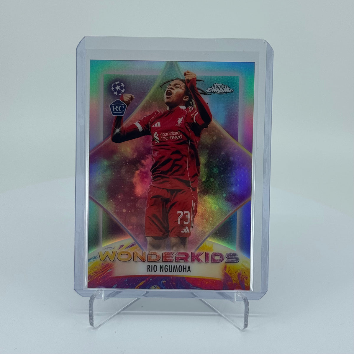 Rio Ngumoha (RC) - Topps Chrome UEFA Club Competitions 2025-26 - Wonderkids #WK-1