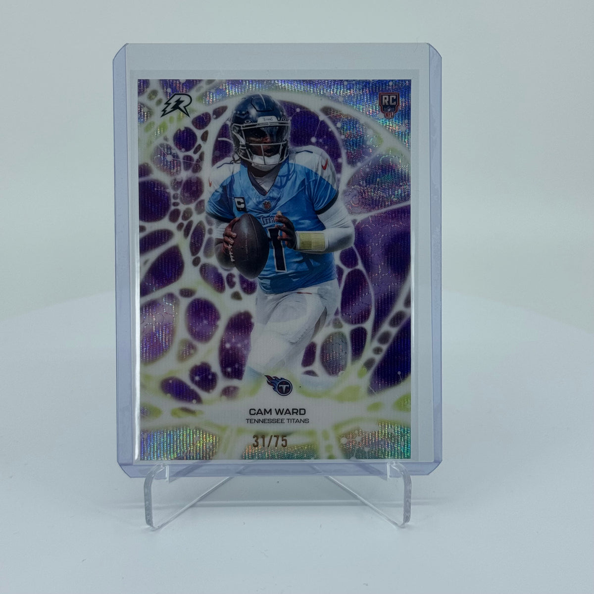 Cam Ward (RC) - 2025 Topps Resurgence Football - Protonyx Purple /75 #PT-1