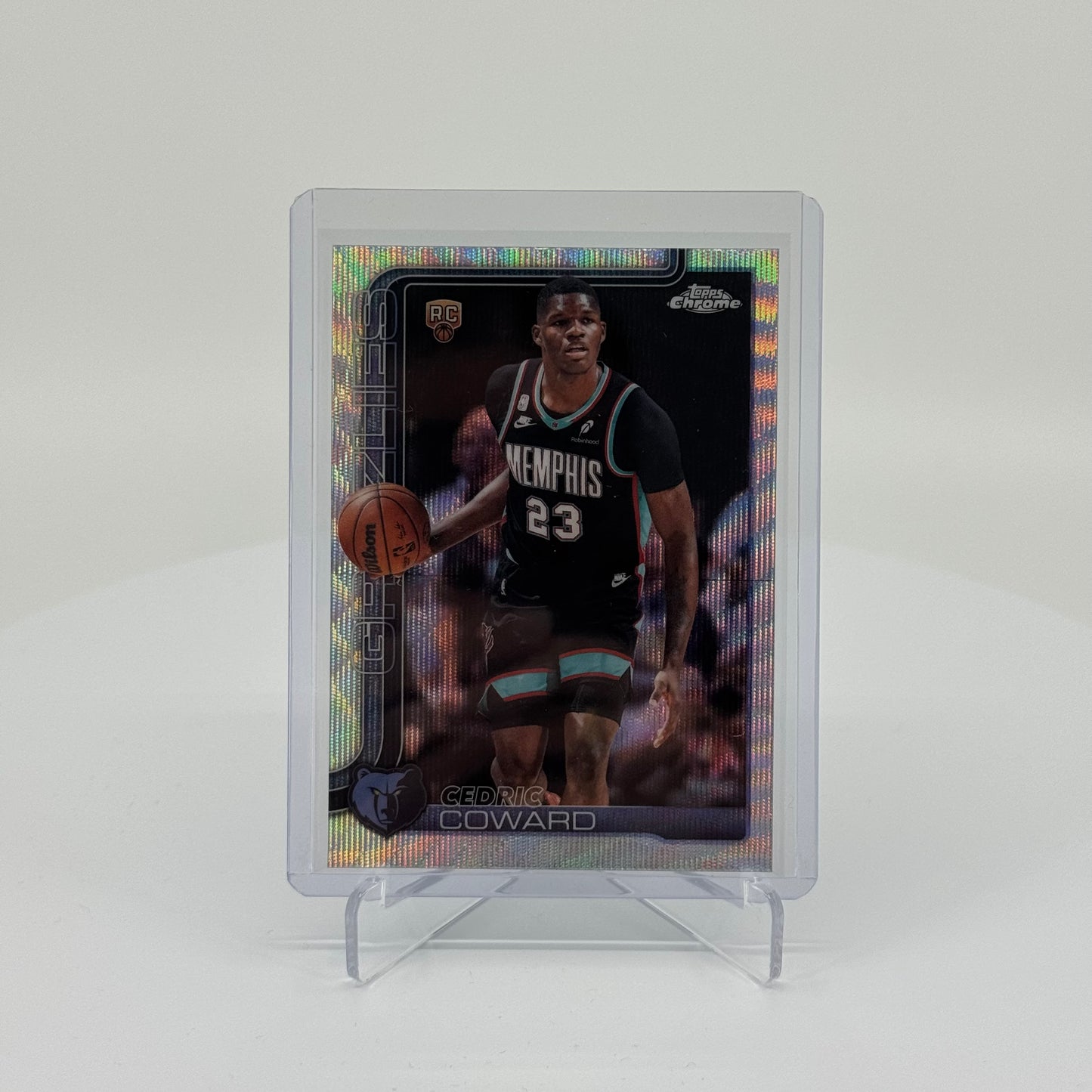 Cedric Coward (RC) - 2025-26 Topps Chrome Update - Wave Refractor