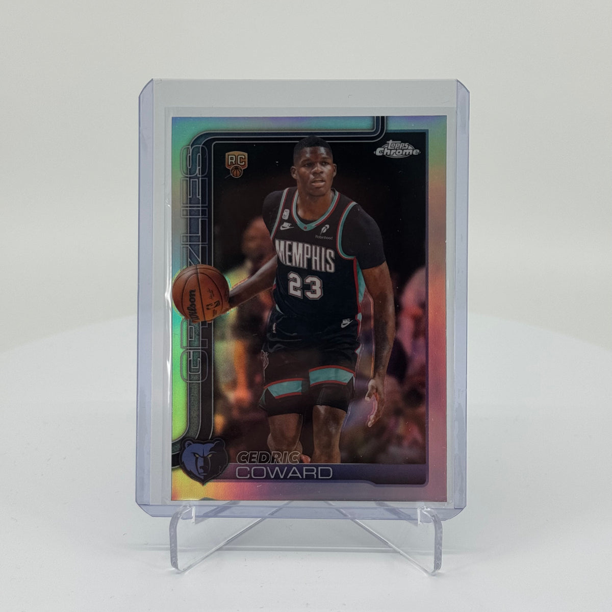 Cedric Coward (RC) - 2025-26 Topps Chrome Update - Refractor