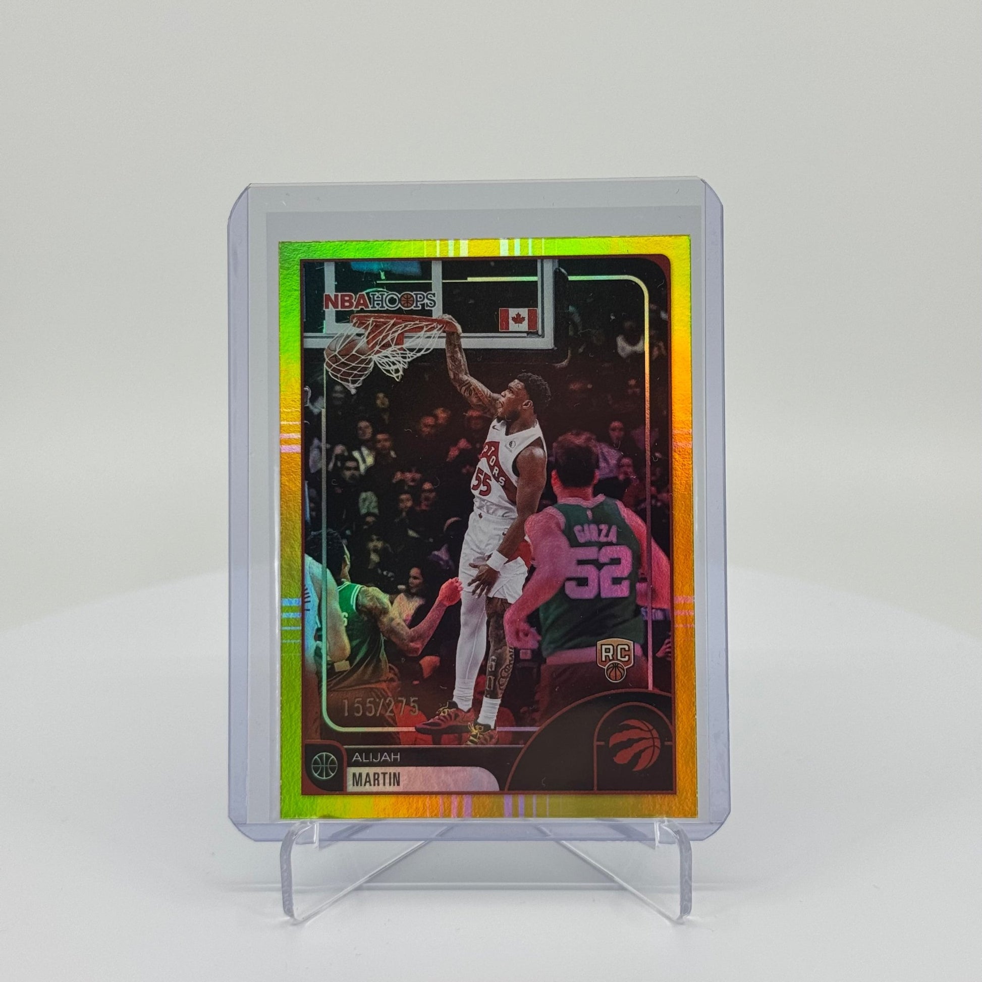Alijah Martin (RC) - 2025-26 Topps NBA Hoops - Yellow /275 - YTCards