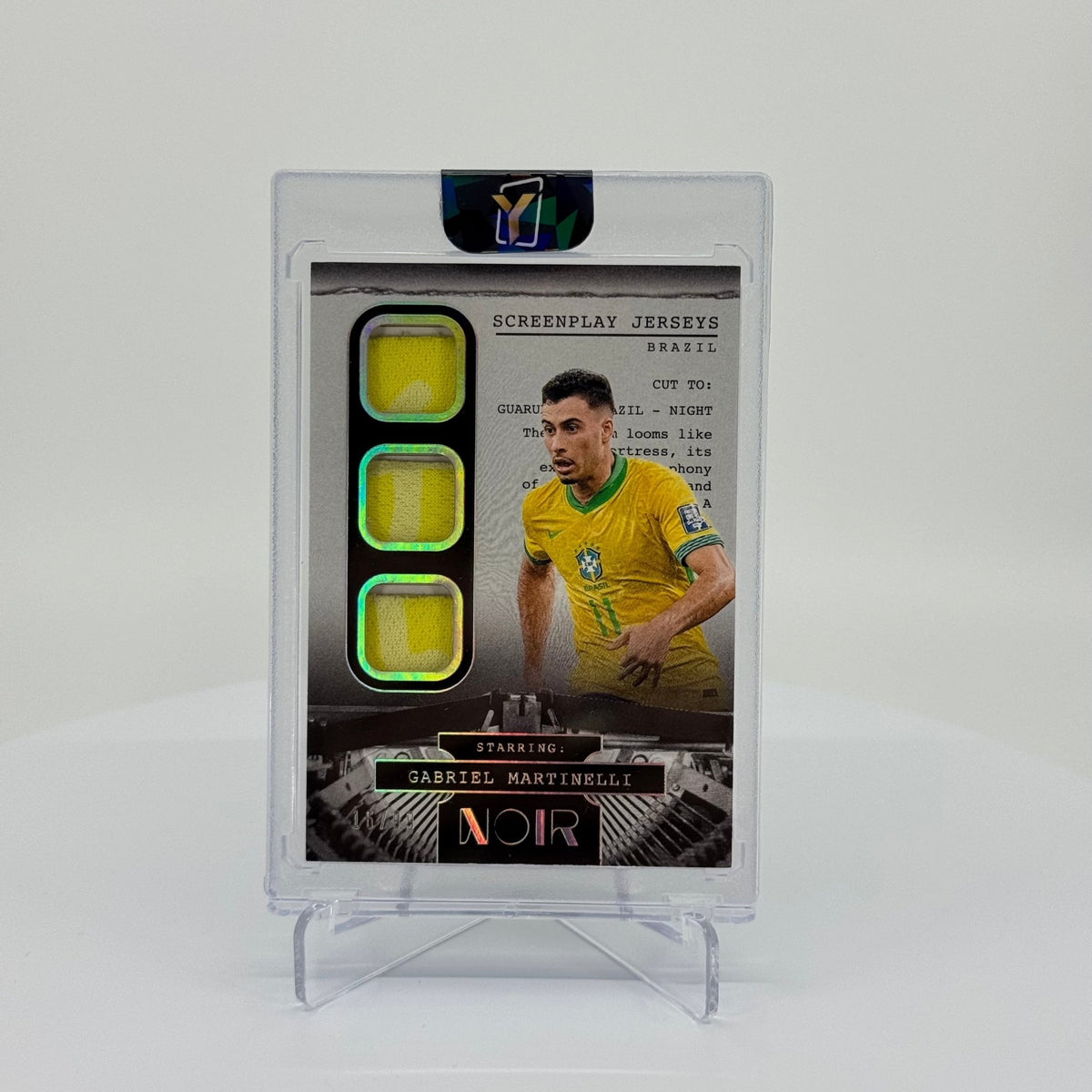 Gabriel Martinelli - 2025-26 Panini NOIR Road to FIFA World Cup - Screenplay Jerseys /99 SJ-GM - YTCards
