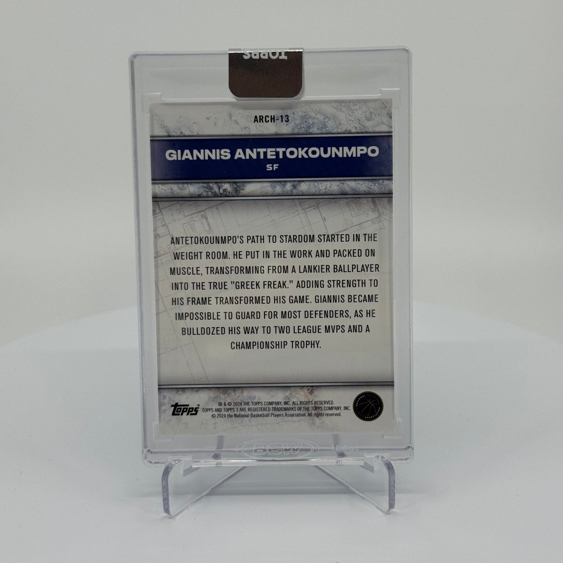 Giannis Antetokounmpo - 2023-24 Topps 3 Basketball - Architects Silver /49 ARCH-13 - YTCards