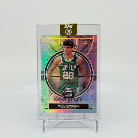 Hugo González (RC) - 2025-26 Topps 3 Basketball - Silver Base /49 - YTCards