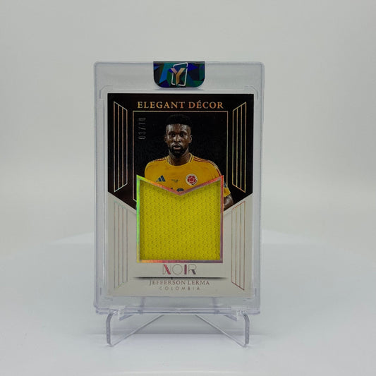 Jefferson Lerma - 2025-26 Panini NOIR Road to FIFA World Cup - Elegant Décor /70 ED-JL - YTCards