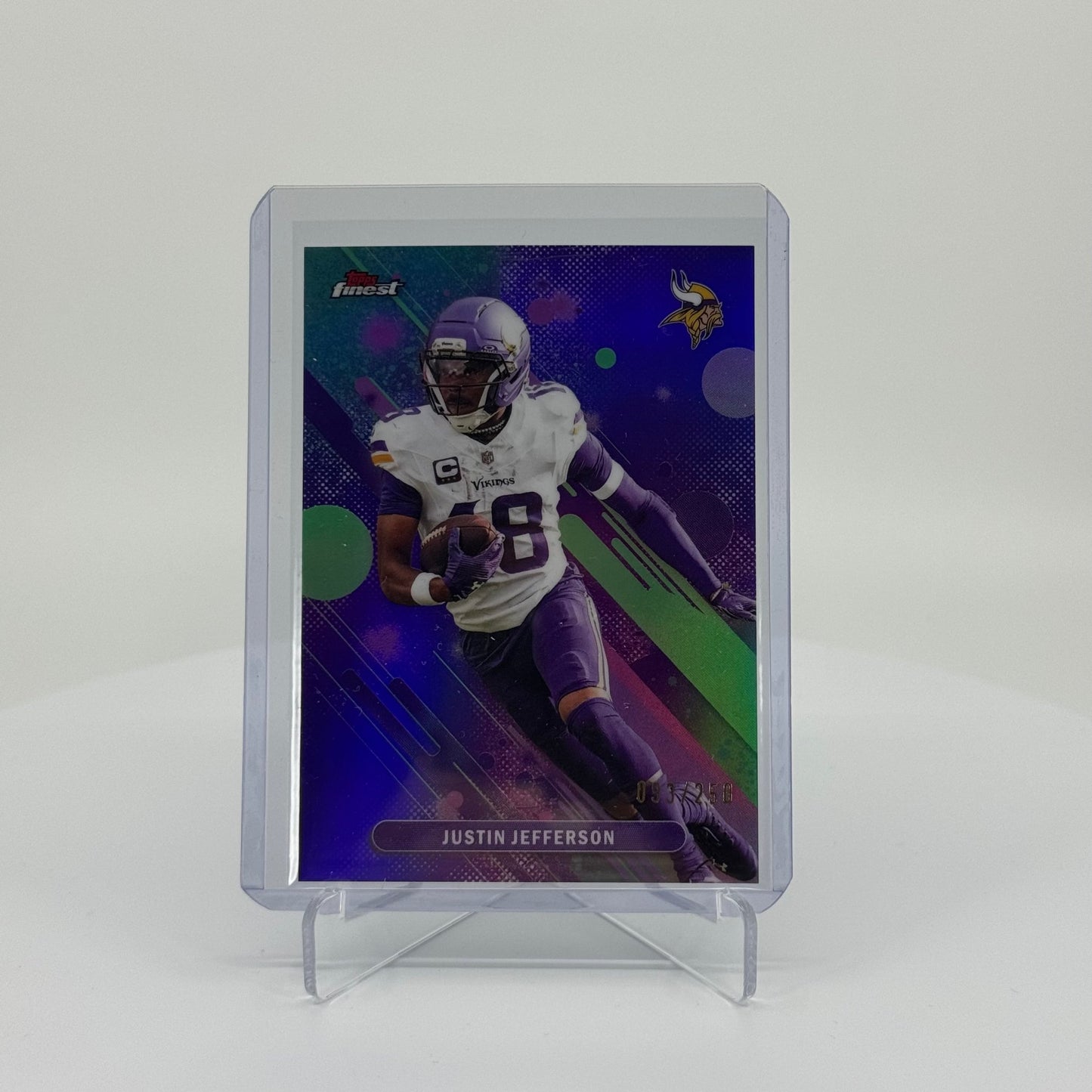 Justin Jefferson - 2025 Topps Finest Football - Common /250 - YTCards