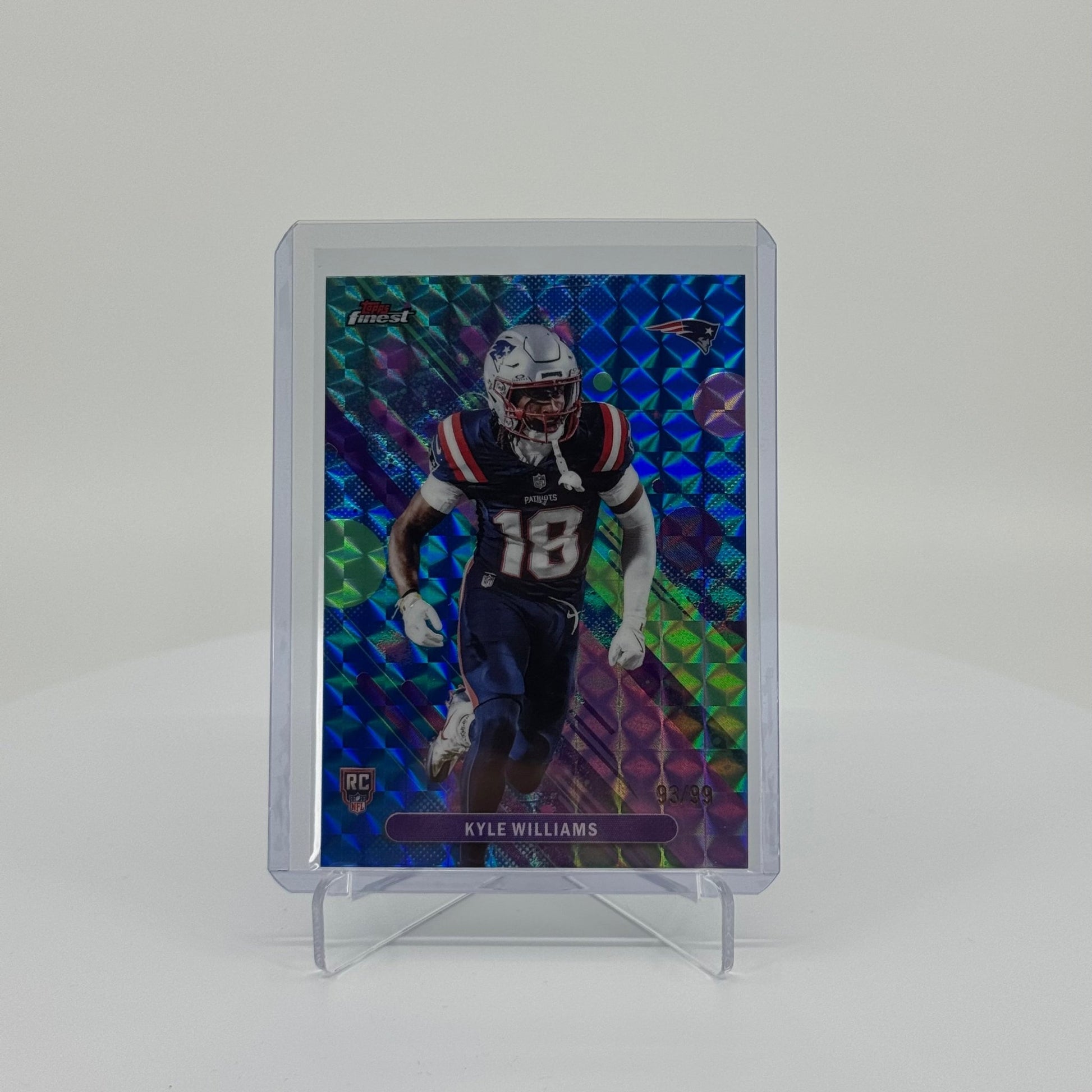 Kyle Williams (RC) - 2025 Topps Finest Football - Blue Geometric /99 - YTCards