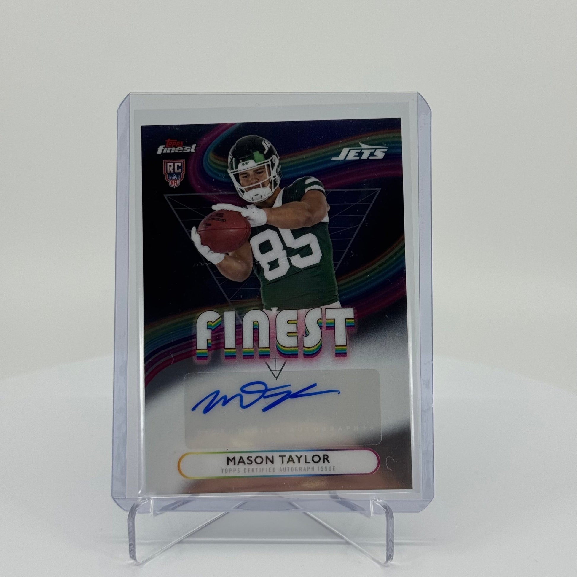 Mason Taylor (RC) - 2025 Topps Finest Football - Rookie Finest Autographs - YTCards