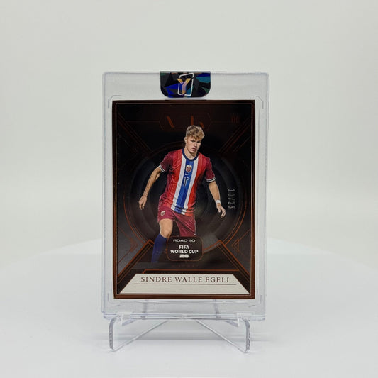 Sindre Walle Egeli (RC) - 2025-26 Panini NOIR Road to FIFA World Cup - Bronze Metal Frame /25 - YTCards
